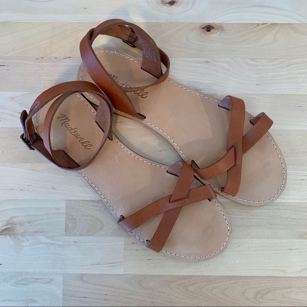 NWOT Madewell Crisscross Sandals - Size 9